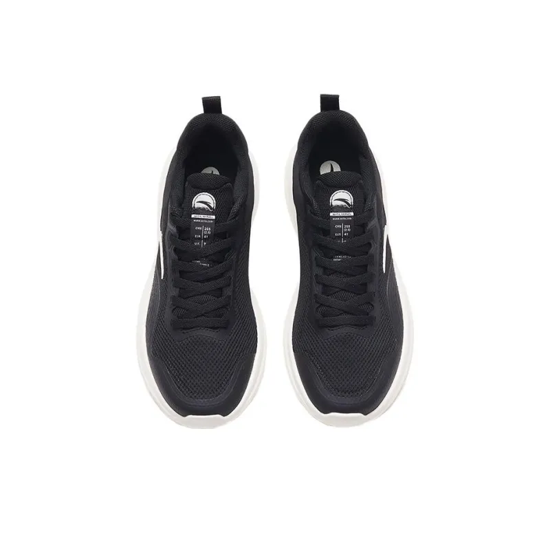 Anta Anti Slip Wear Resistant Low Top Training Shoes Men's Black White-2