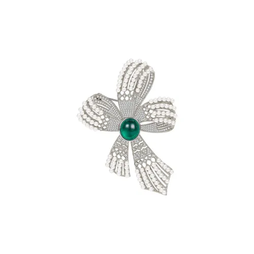 JAY Brooches Women's 925 Sterling Silver/Freshwater Pearl