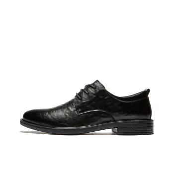Jeep Dress Shoes Men Low Top Black