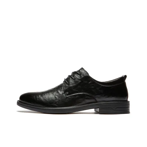 Jeep Dress Shoes Men Low-Top Black