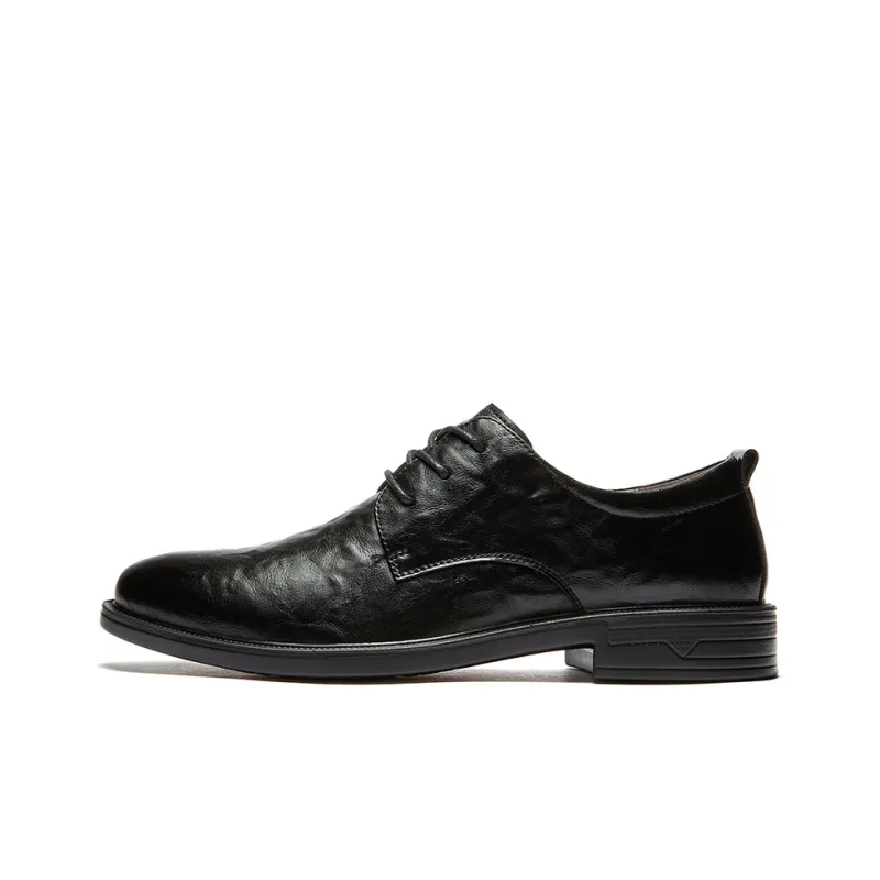Jeep Dress Shoes Men Low Top Black-0