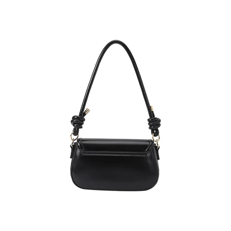 SEM/R PU Small Square Bag Handbag Crossbody Bag Small Size Women's Ecru/Caramel Brown/Black-13