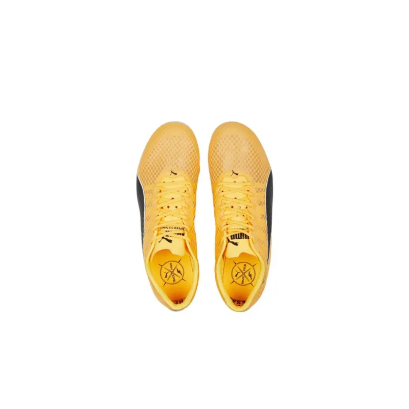 PUMA EvoSPEED Electric 11 Cushioning Low Top Slip Resistant Running Men's Yellow Black-2