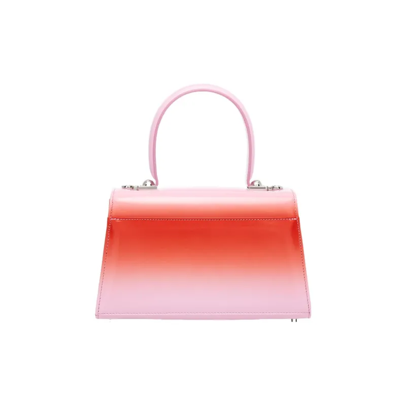 FERRAGAMO Calfskin Shoulder Bag, Crossbody Bag, Handbag Trumpets Women's Pink/Red-3