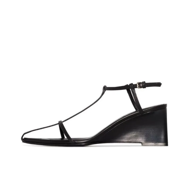 JIL SANDER One Strap Sandals Women's Black-0