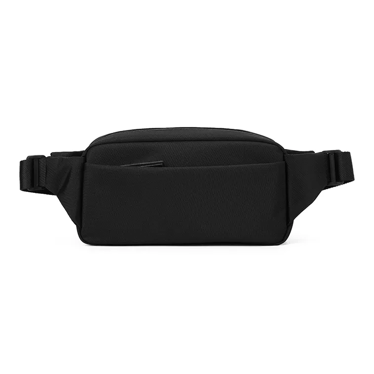 PIERRE CARDIN Fabric Messenger Bag, Crossbody Bag, Shoulder Bag Small Size Men's Black-1
