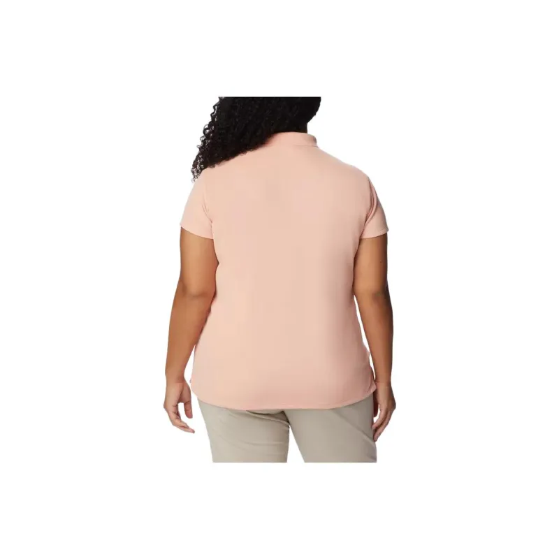Columbia Polo Shirts Women's Bright Coral-1