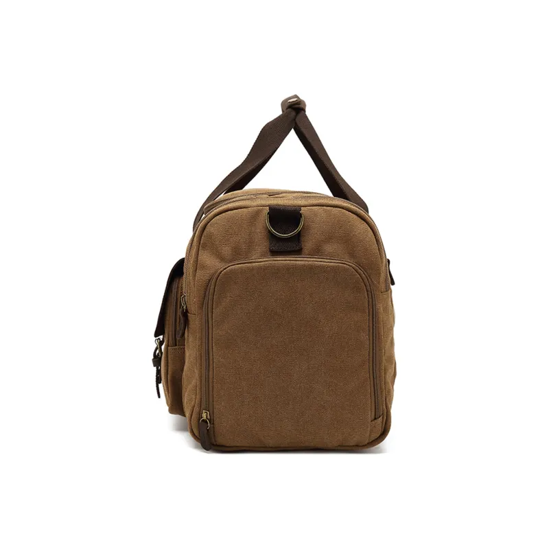 Slazenger Canvas Cowhide Travel Bag Large Size Unisex Multicolor-2