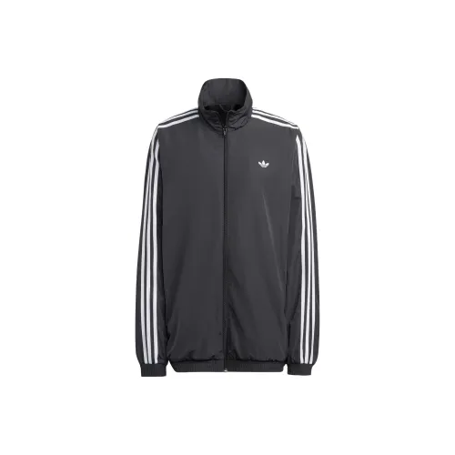 Adidas Originals Oversized Track Jackets Women's Black