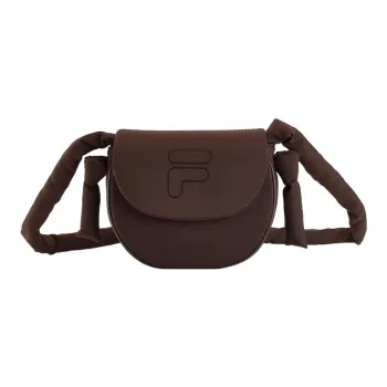 FILA FUSION PU Saddle Bag Crossbody Bag Small Size Women's Brown Coffee