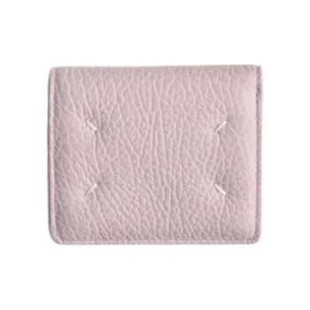 Maison Margiela Grain Cow Leather Wallet Unisex Light Purple
