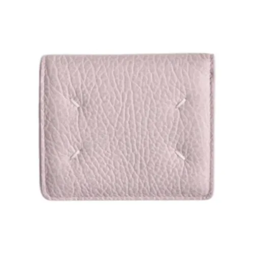 Maison Margiela Grain Cow Leather Wallet Unisex Light Purple