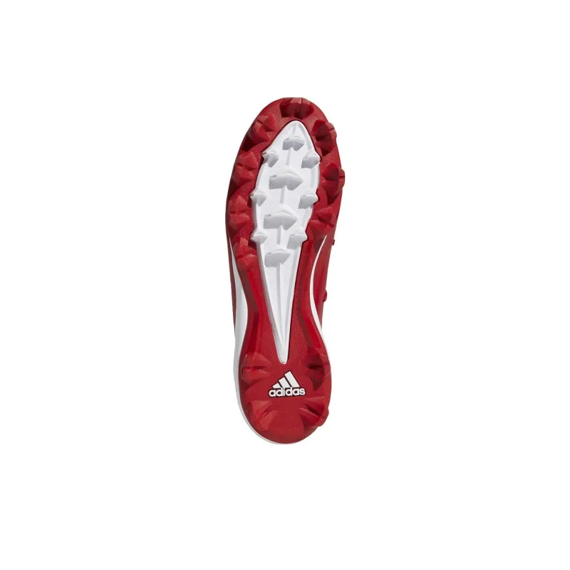 Adidas Adizero Afterburner 8 Mid Cleats 'Red'-4