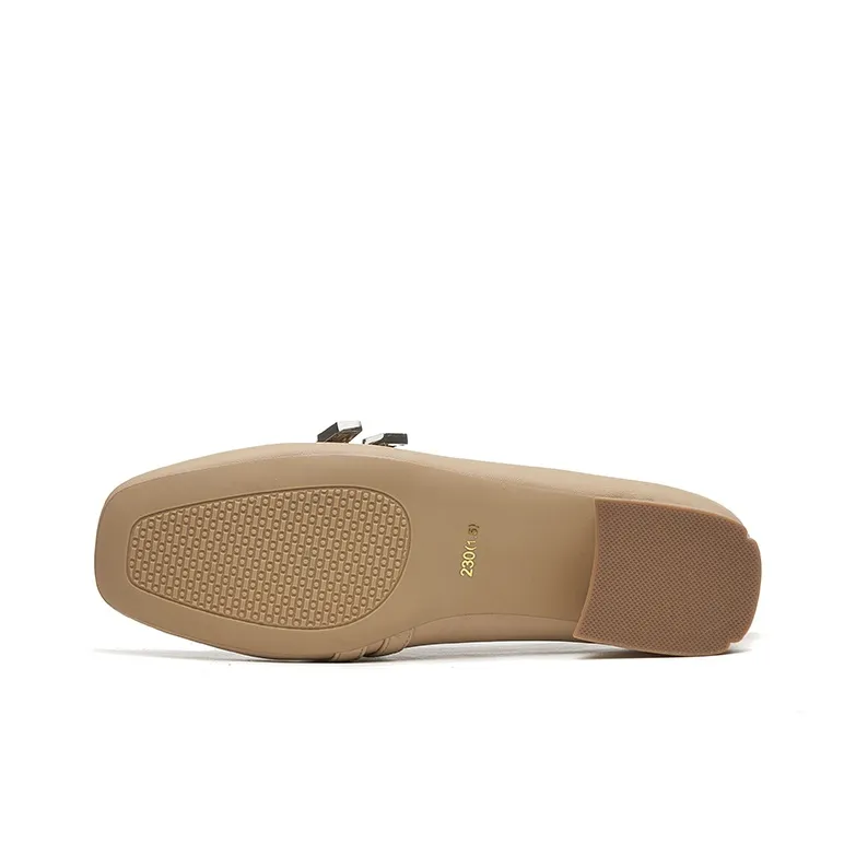 ACESC Loafers Women's Low Top Apricot-4