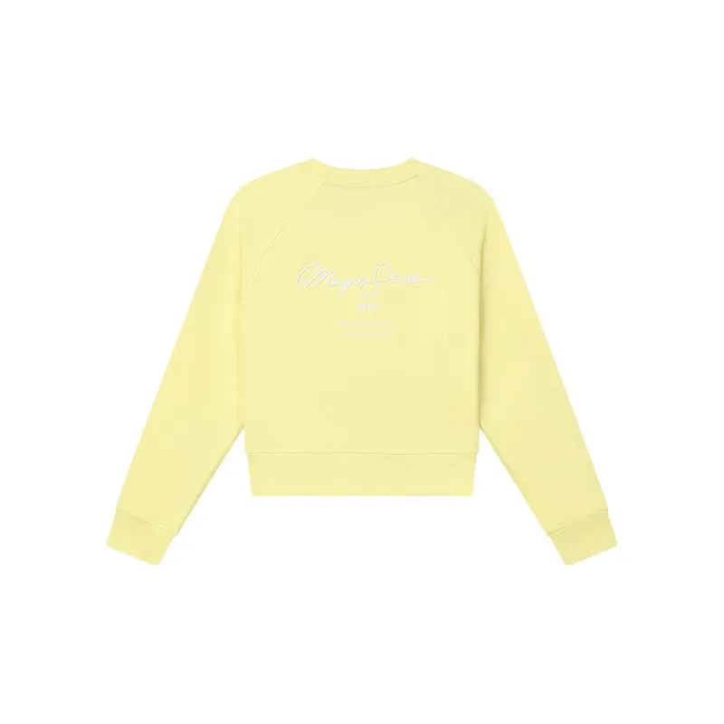 FILA Sweatshirt Unisex Light Yellow Cream-1