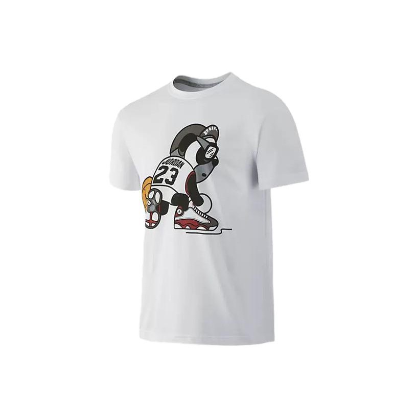 Jordan 13 T shirt Unisex White XXXL