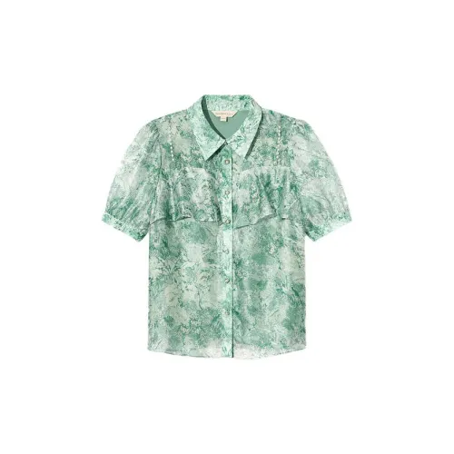 YINER GoodLand Shirts Women's Emerald Green