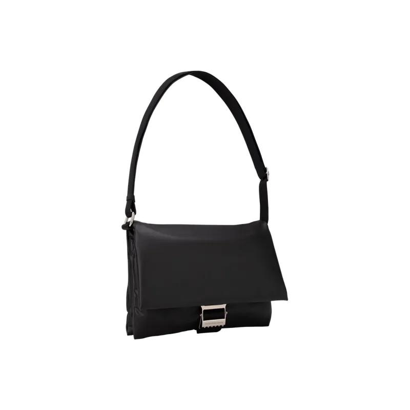 CK/Calvin Klein Synthetic Material Messenger Bag Shoulder Bag Crossbody Bag Women's Space Black-1