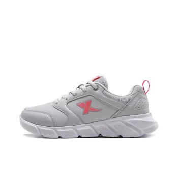 XTEP Water Resistant Lightweight Low Top Running Shoes Women's Moonlight Gray