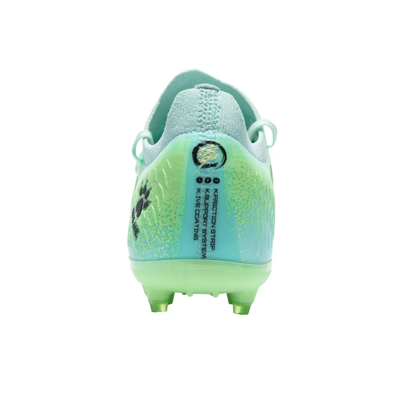 KELME Lightning 2.5 MG Rubber Short Studs Anti Slip And Wear Resistant Breathable Soccer Shoes Unisex Mint Green-3