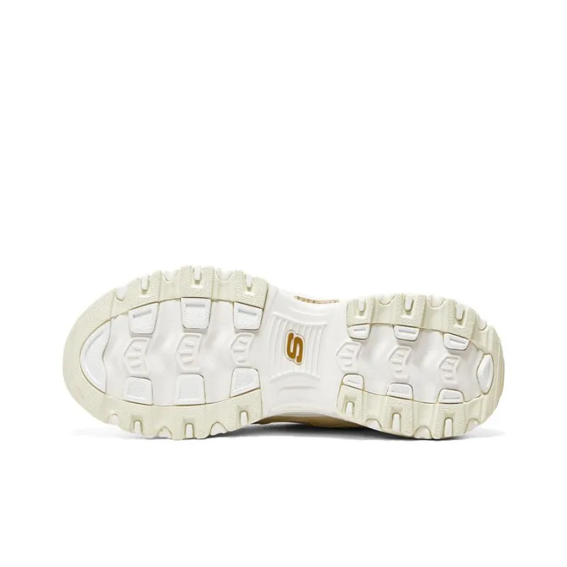 Skechers D'lites 1.0 Marathon Running Shoes 'Beige White' Women's-5