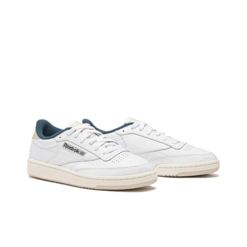 Reebok Women's Club C 85 'White Hoops Blue'-2
