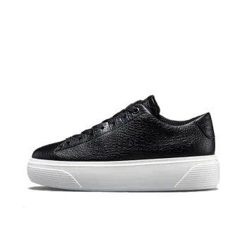 Ecco Low Top Skateboard Shoes Women's Black
