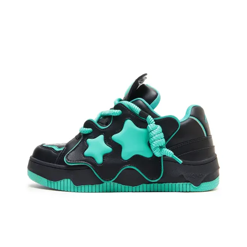 MQMS Starfish Collection Skateboard Shoes Unisex Low-Top Blue