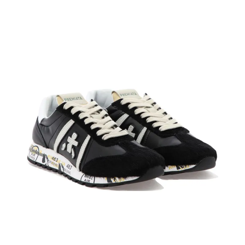 PREMIATA Lucy Low-Top Casual Shoes Women's Black-2