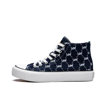 Lee Breathable Lightweight Balance High Top Canvas Shoes Unisex Dark Blue