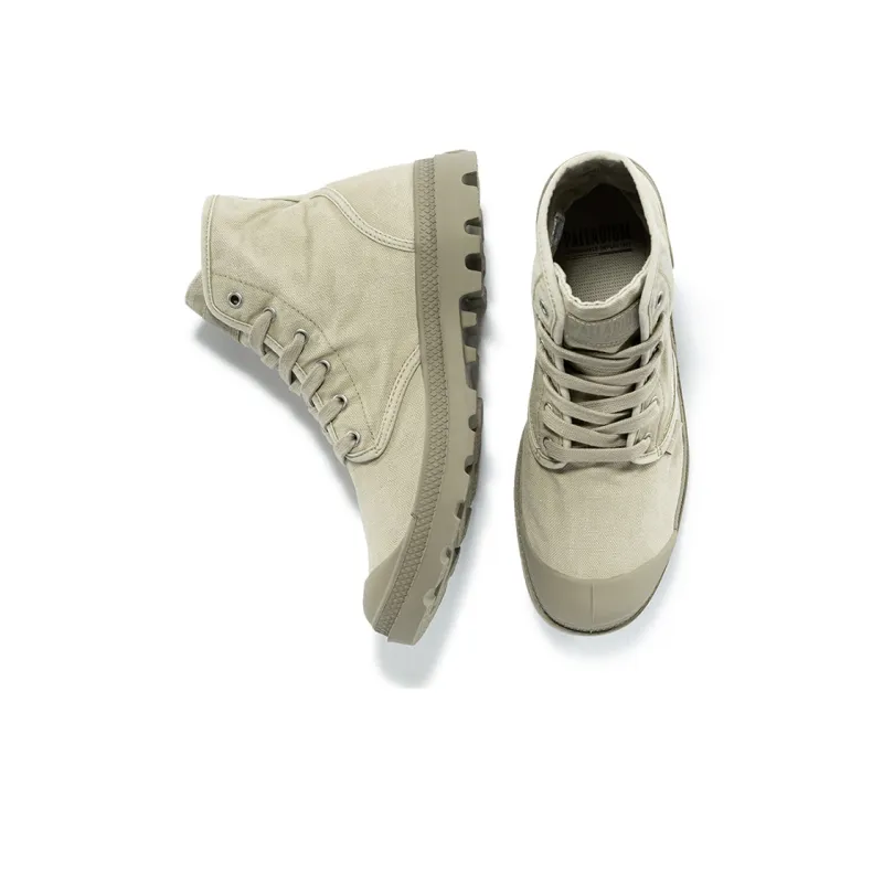 Palladium Pampa Hi Wear-Resistant Slip-Resistant High-Top Canvas Shoes Men's Eucalyptus Green-2