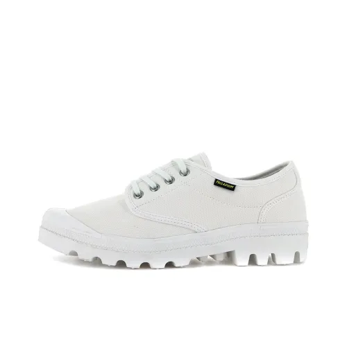Palladium Pallabrousse Oxford Anti-Slip And Wear-Resistant Breathable Low-Top Canvas Shoes Men's White