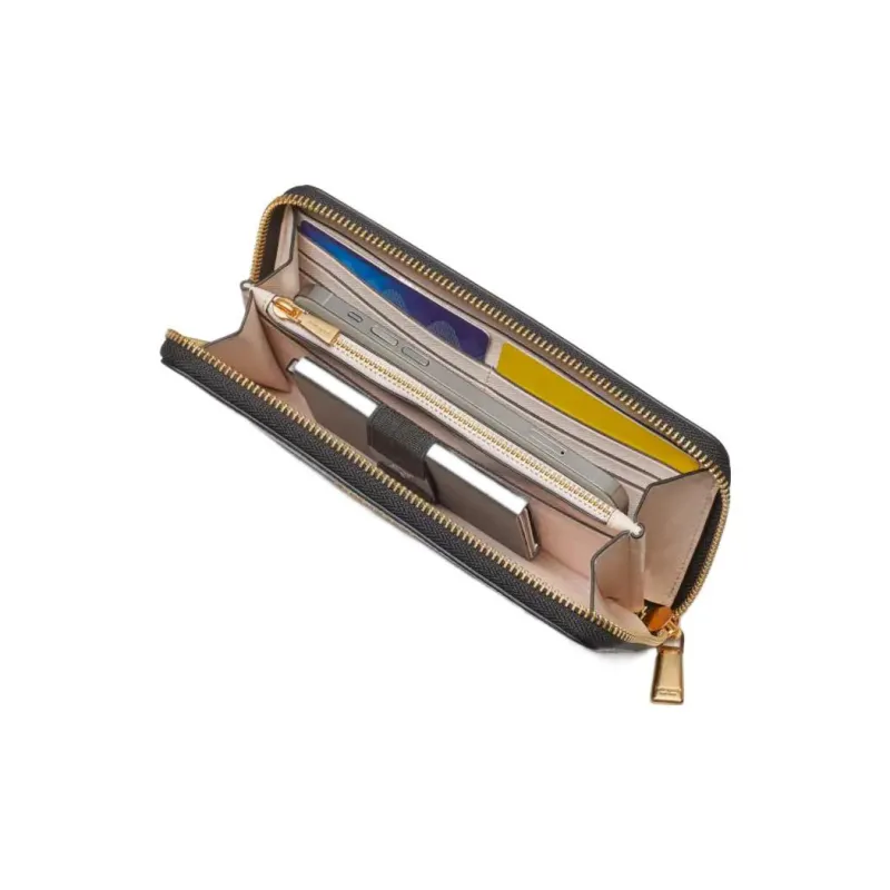 Kate Spade Leather Clutches Wallets Small Size Women's Black-3