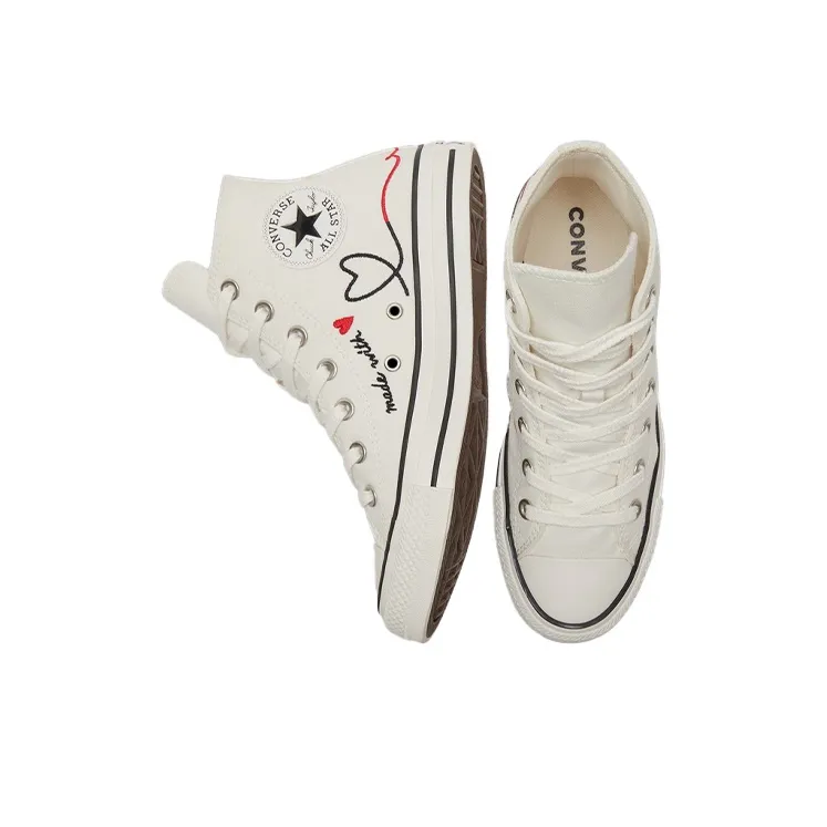 Converse Chuck Taylor All Star High 'Made With Love White'-3