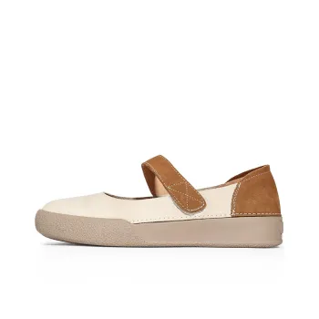 OCCAMAN Women's Casual Shoes Women's Low Top Beige Brown