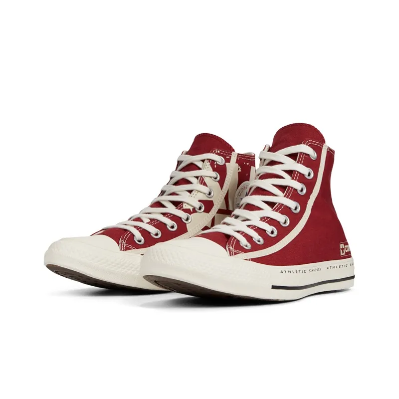 Converse Chuck Taylor All Star Bold Branding High Top 'Red White'-2