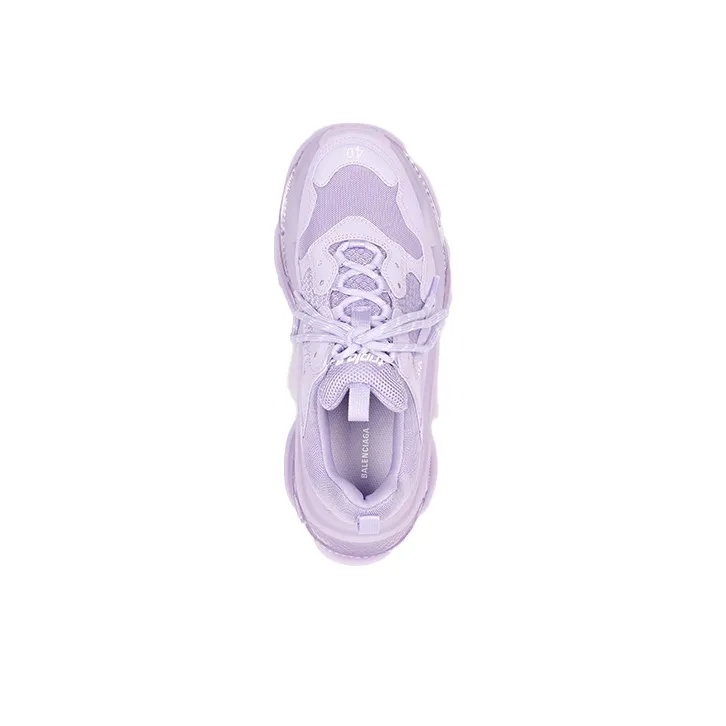 Balenciaga Triple S Clear Sole Purple Women's-3