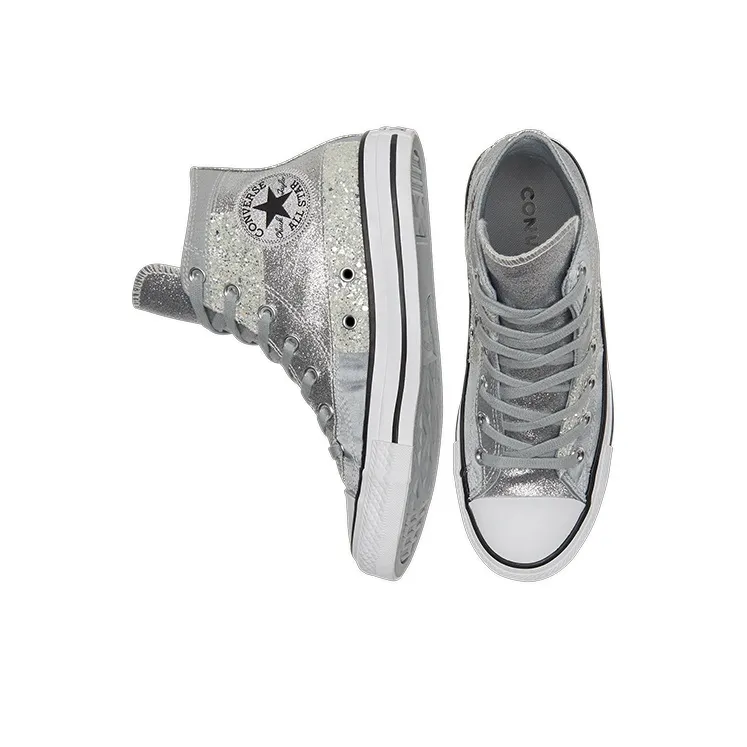 Converse Women's Chuck Taylor All Star High 'Ash Stone Glitter' Women's-3