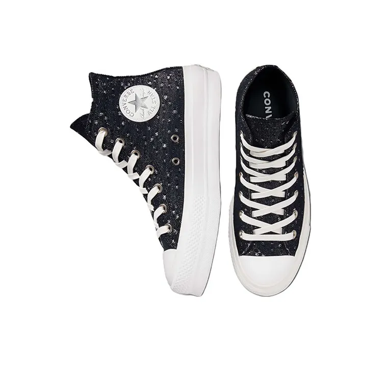 Converse All Star Collection All Star Collection Abrasion Resistant High Top Canvas Shoes Women's Black White-3