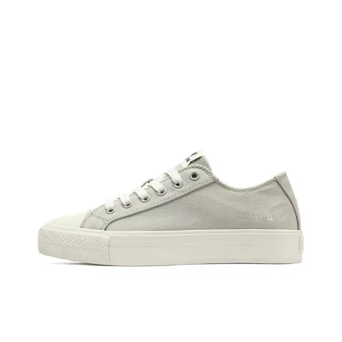 Pony Canvas Shoes Unisex Low-Top Greige