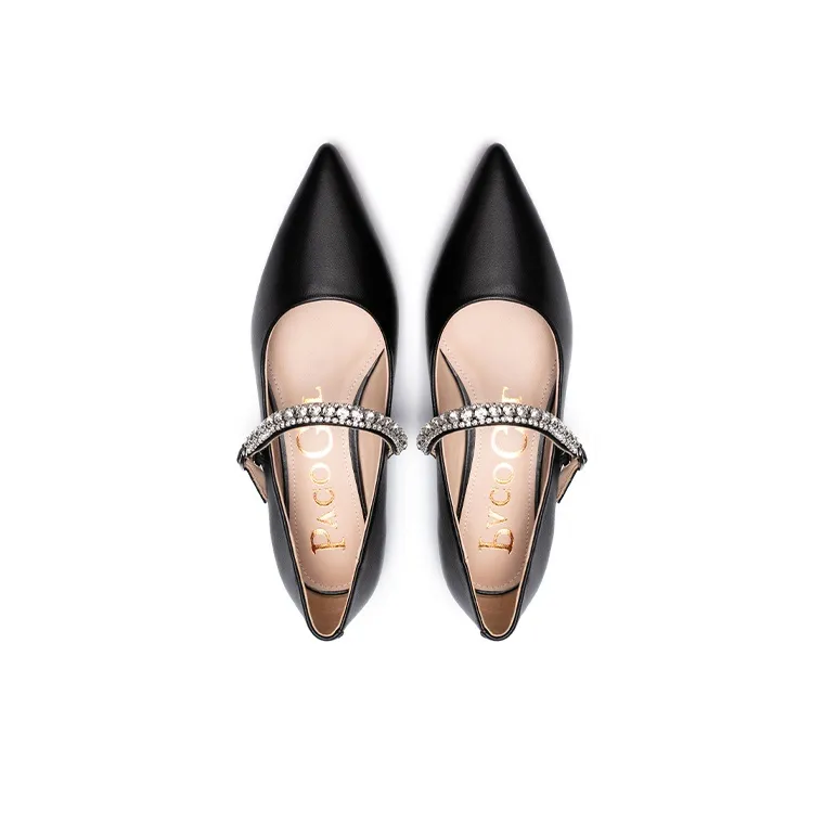 PACO GIL Casual Single Shoes Women's Black-3