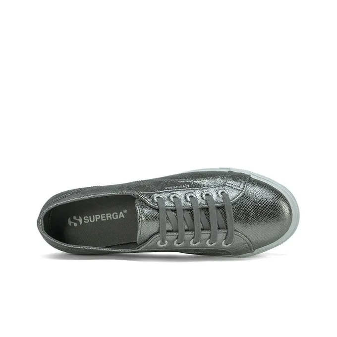 SUPERGA Trendy Versatile Height Increasing Platform Low-Top Canvas Shoes Women's Dark Gray-3
