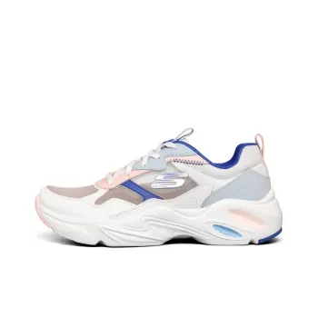 Skechers Stamina Airy Low Top Running Shoes White/Multi Women's