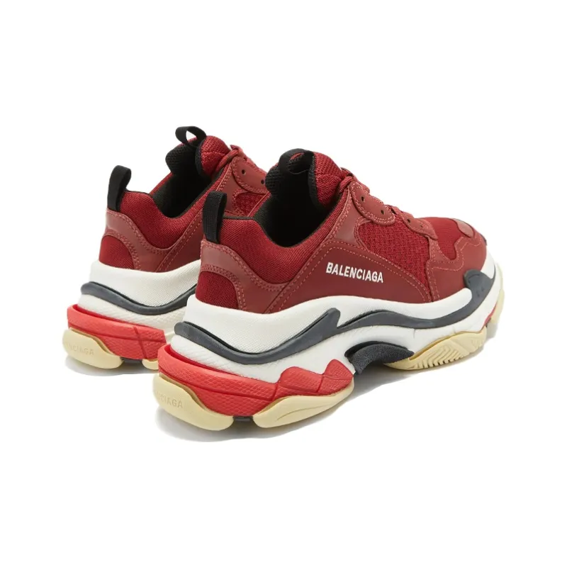 Balenciaga Triple S Burgundy Red Sole-3