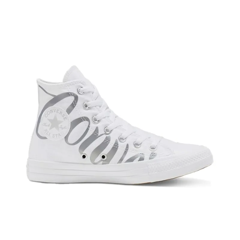 Converse Chuck Taylor All Star Iridescent Star High Top White Women's-1