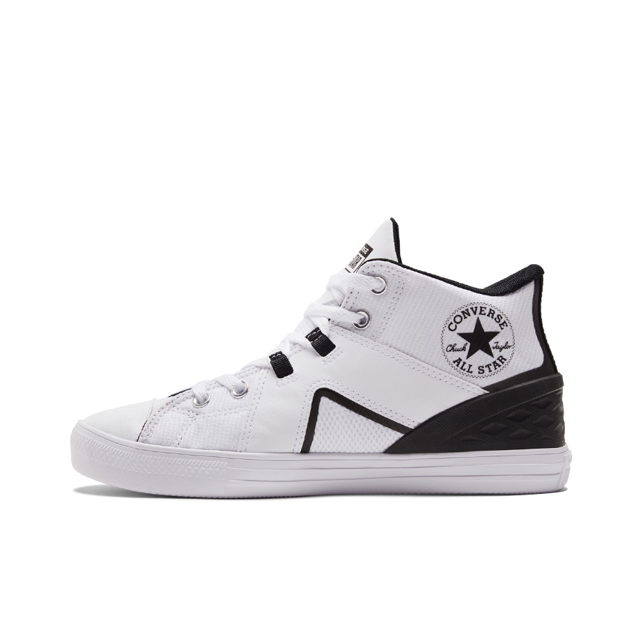 Chuck Taylor All Star Converse Flux Ultra Mid White Black POIZON