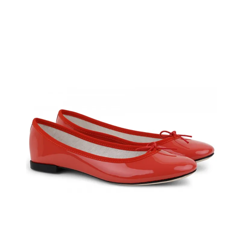 Repetto Cendrillon Flat Shoes Women's Red-2