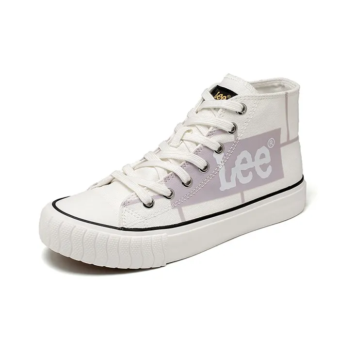 Lee Breathable Lightweight Balance High Top Canvas Shoes Women's Purple-2