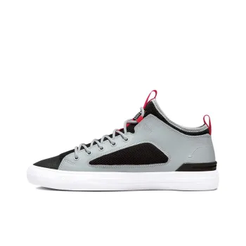Converse All Star Collection Ultra Mixed Material Abrasion Resistant Mid Top Canvas Shoes Unisex Gray Black