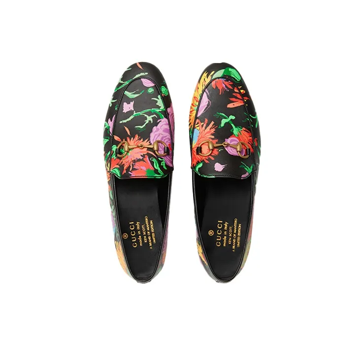 GUCCI Ken Scott Women's Casual Shoes Women's Floral Black-2